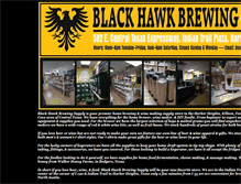 Tablet Screenshot of blackhawkbrewing.com